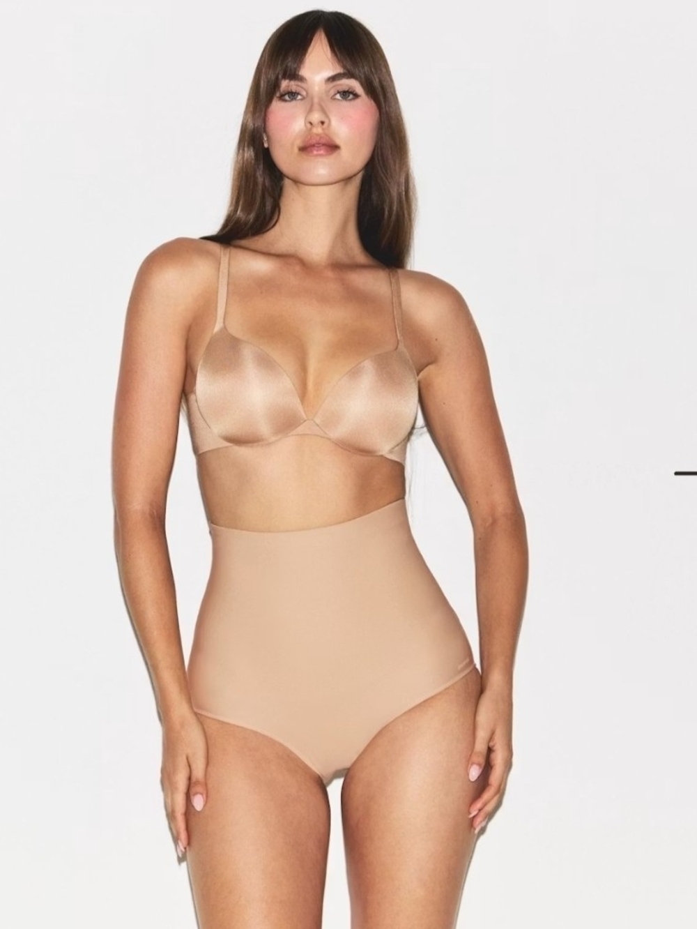 SKIMS High-Waist Shaping Briefs in Nude Tan